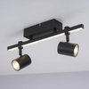Sufitowa lampa regulowana Barik LED 14W 3000K spot 2-punktowy czarna