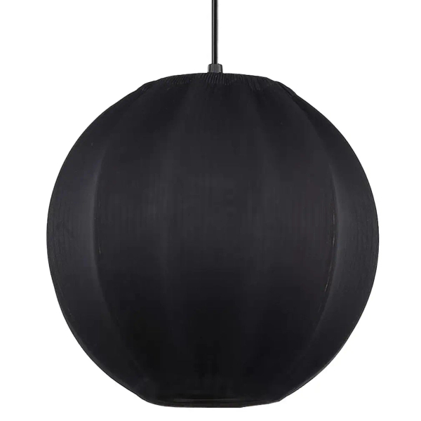Loftowa wisząca lampa Dana ML1806 kula z tkaniny czarny
