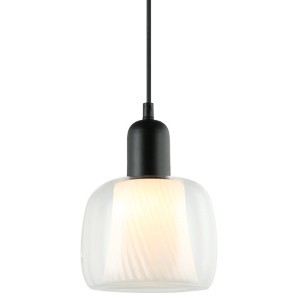 Loftowa LAMPA wisząca LAMEZIA PND-67594-3-BK+CL Italux skandynawski zwis do jadalni czarny