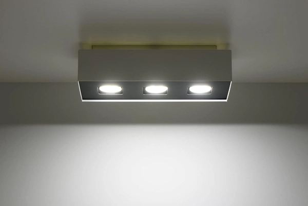 Downlight LAMPA sufitowa SL.0068 prostokątna OPRAWA metalowa biała
