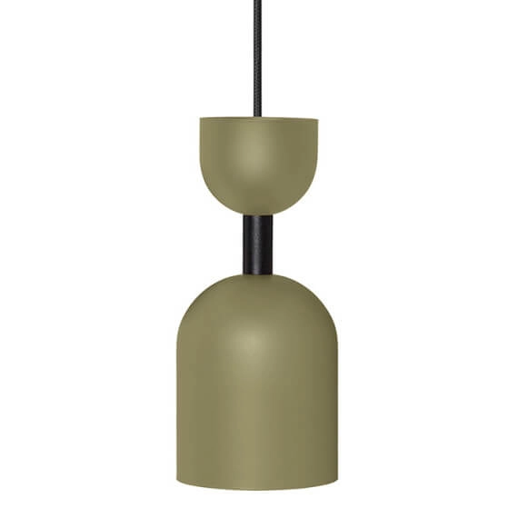 Wisząca lampa nad wyspę Supuru SUA1214P0 oliwkowa czarna