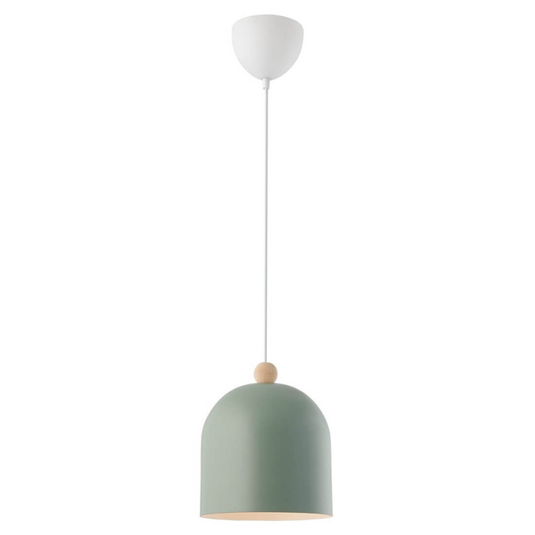 Wisząca lampa dziecięca GASTON 2412653023 zielony drewniany