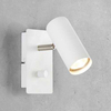 Industrialna LAMPA ścienna BARCELONA 107346 Markslojd metalowa OPRAWA kinkiet tuba regulowana biała