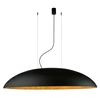 Loftowa lampa wisząca Canoe 7926 czarna nad łóżko do sypialni