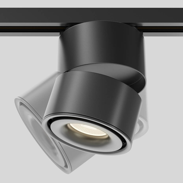 Szynowa lampa 1-fazowy nasufitowa Yin TR084-1-15W3K-B LED 15W 3000K czarna