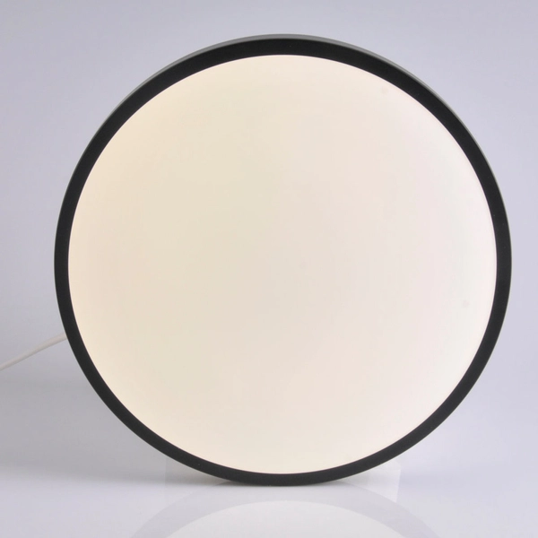 Czarny plafon kuchenny KERN 314918 okrągła lampa LED 15W 4000K