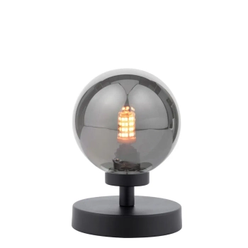 Loftowa lampa stołowa Esben ESB4122-01 przydymiona czarna