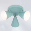 Plafon LAMPA sufitowa AMOR 98-63328 Candellux retro OPRAWA metalowe reflektorki regulowane szare