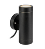 Dwukierunkowa lampa elewacyjna Garden tuba LED 3W 3000K czarna