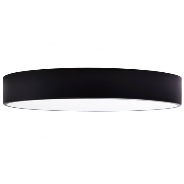 Pokojowa lampa sufitowa 137623621986 czarny plafon okrągły z sensorem ruchu