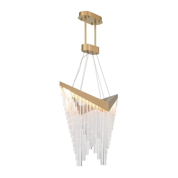 Wisząca lampa nad wyspę Vivien QN-VIVIEN-P-L-BG LED 40W 3000K złota