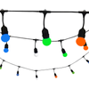 Girlanda ogrodowa z kolorowymi żarówkami 10 LED 6W 3000K 5,6m IP44