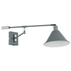 Industrialna LAMPA ścienna TRINITY MB-402721-IT BL Italux metalowa OPRAWA na wysięgniku loft czarna