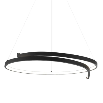 Wisząca pierścieniowa lampa LORENZO ML1583 LED 35W 4000K czarny