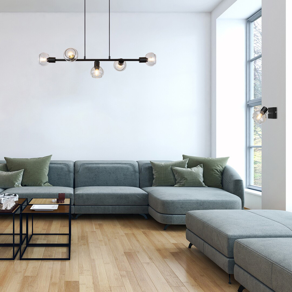 Wisząca lampa loftowa Sullivan 3297 zwis do jadalni nad stół czarna