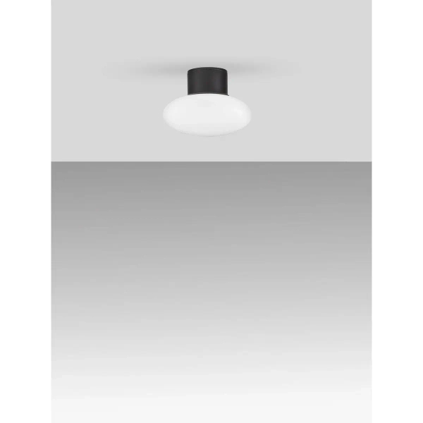Owalna ścienna lampa TARANZO LE75258 LED 6W 3000K IP65 antracyt