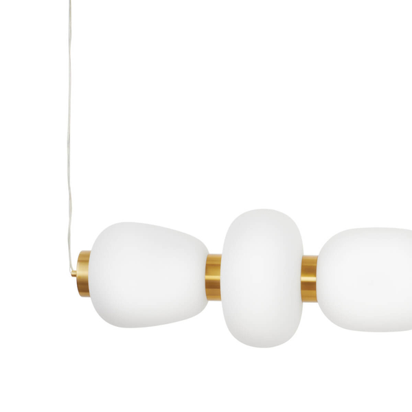 Wisząca lampa BRILLA ST-CP241210-6L GOLD LED 69W 3000K złoty biały