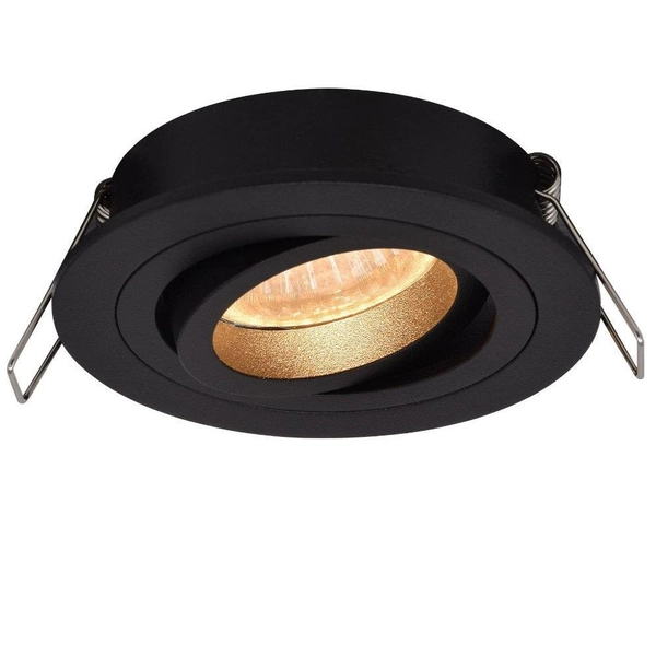 Podtynkowa lampa sufitowa Rondoo ARGU10-039-N Zumaline okrągłe oczko czarne