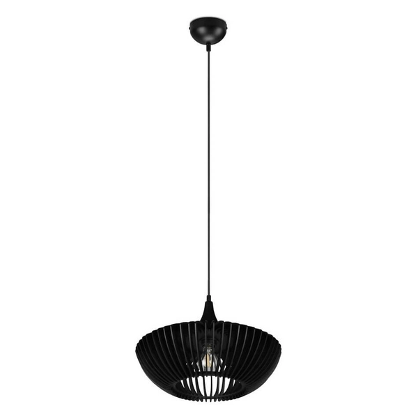Wisząca lampa drewniana COLINO 315900132 nad stół czarny