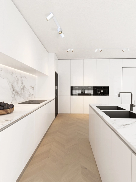 Lampa sufitowa do garderoby Mono 7777 ruchome tuby metalowe białe