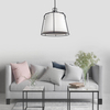 Loftowa LAMPA wisząca DRITTO LP-123/1P S WH Light Prestige metalowa OPRAWA industrialna ZWIS druciana białe czarne