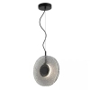 Nowoczesna lampa wisząca 23072 LED 8W 3000K nad blat kuchenny czarny