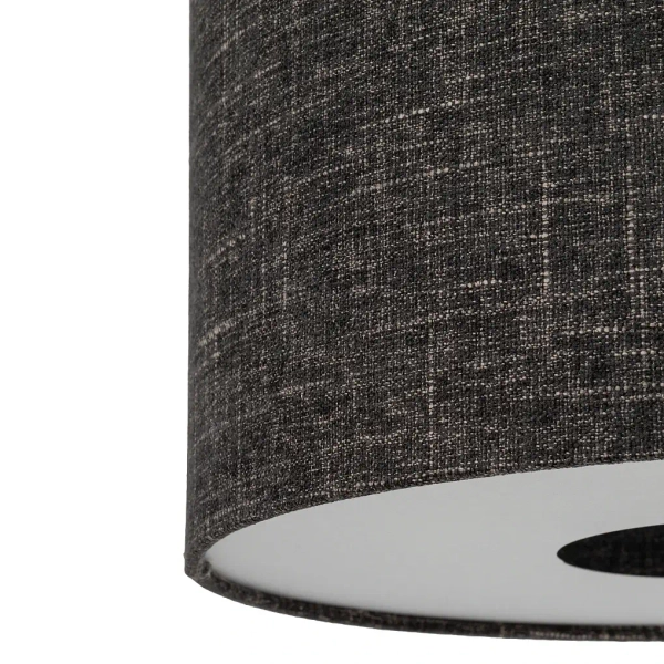 Podłogowa lampa do salonu AMARELA 11663 z tkaniny brązowa