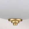 Lampa sufitowa Malibu FE-MALIBU-F-BATH-BB Feiss IP44 szczotkowany mosiądz