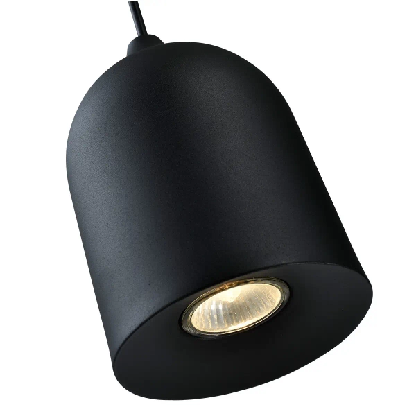 Industrialna lampa wisząca Nilo LP-0110/1P BK do salonu czarny