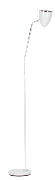 Podłogowa lampa Kajtek K-MT-201 z reflektorkiem biała