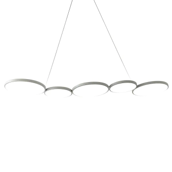 Okrągły żyrandol OLYMPIA ML1176 LED 50W 4000K nad stół biały