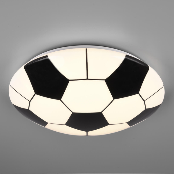 Plafon do do pokoju dziecięcego Kloppi R62941101 LED 12W 3000K czarna biała
