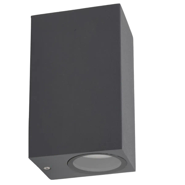 Naścienna lampa zewnętrzna Axis 10970 prostokątna IP44 szary