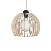 Wisząca lampa do jadalni Chino 84833014 drewniana beżowy
