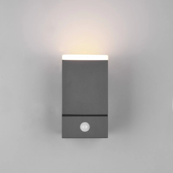 Zewnętrzny kinkiet ścienny HADOR DL142270669 LED 7W 3000K IP54 antracyt