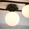 Kulista lampa sufitowa Pulsa 93524 kule balls biały IP44 czarny