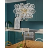 Molekułowa wisząca lampa Gross 4200440-6509 bubbles przezroczysta złota