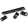 Potrójna lampa sufitowa Verano SPL-2031-3 Italux regulowana czarna