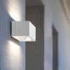 Kinkiet LAMPA ogrodowa GEMINI 5189102032 Lutec prostokątna OPRAWA metalowa LED 11W 4000K elewacyjna IP54 biała