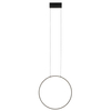 Lampa wisząca do salonu ring Circolo 10810 Nowodvorski LED 18W 3000K czarna