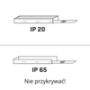Taśma ledowa do kuchni 323675 LED 23W RGBW IP65 biała