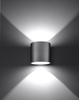 Kinkiet LAMPA ścienna SL.0049 metalowa OPRAWA tuba szara