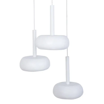Minimalistyczna wisząca lampa Otto 3 41389 potrójna biała
