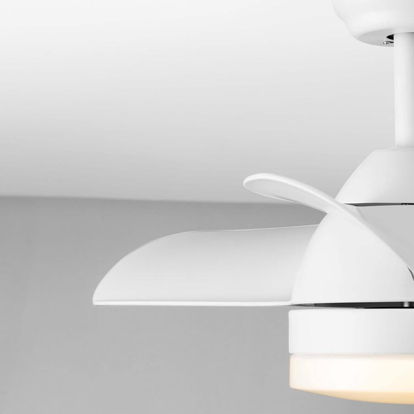 Sufitowy wentylator VILLAZON LE44971 LED 18W 3000-6500K z pilotem biały