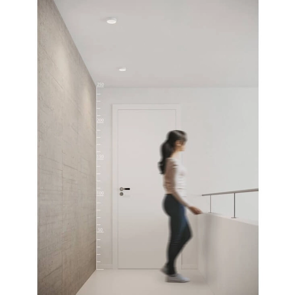 Okrągłe oczko ledowe Slim LED 6W podtynkowa lampa chrom