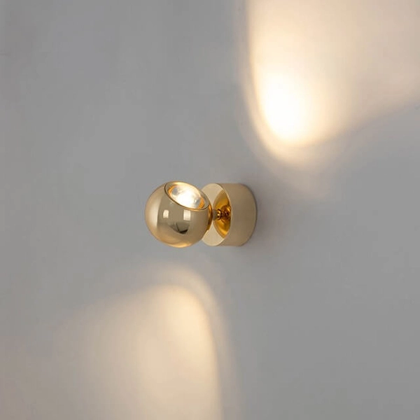 Kinkiet ścienny Eos MSE1501100310 Moosee regulacja 360 stopni LED 3000K 8W złoty