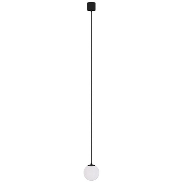 Lampa wisząca LED 5W 3000K nad stół biała czarna Luna OUTLET