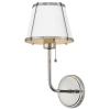 Ścienna lampa do salonu Clarke HK-CLARKE1-PN-WH nikiel biały