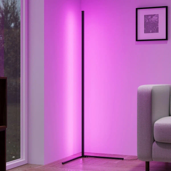 Stojąca lampa podłogowa Level R45721102 RL Light LED 10W RGB czarna