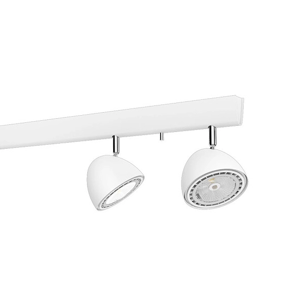 Natynkowa lampa regulowana Vespa 9595 punktowy plafon biały